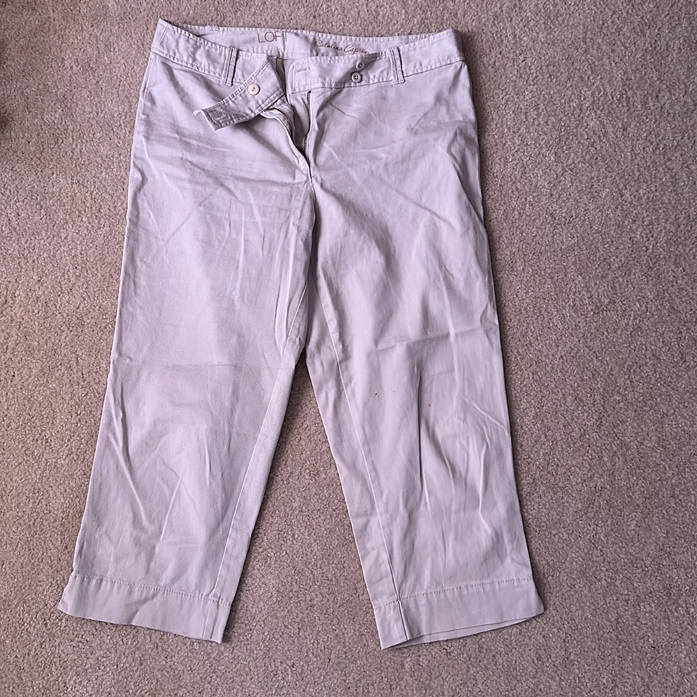 Loft Catalina Capri Julie 12 Cream color